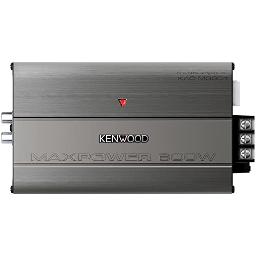 Kenwood KAC-M3004 Compact 600W 4-Channel Car/Marine/Powersports Digital Amplifier Kenwood KAC-M3004 Compact 600W 4-Channel Car/Marine/Powersports Digital Amplifier